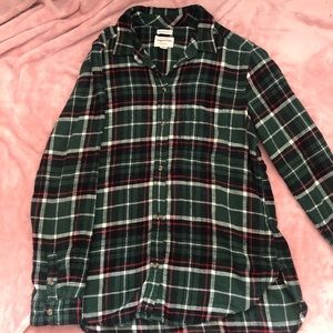 American eagle Boyfriend fit plaid shirt